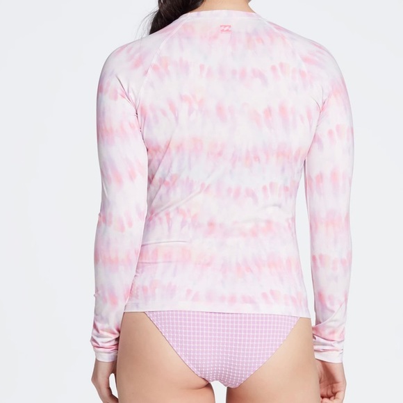 Billabong Pink Rashguard, Size Large - Picture 2 of 12